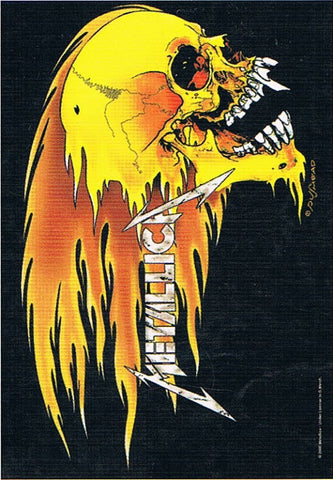 Metallica | Flaming Skull Flag