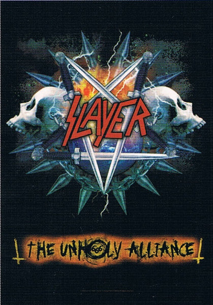 Slayer Unholy Alliance 2006 Tour Poster Rare See Pictures