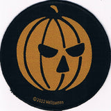 Helloween | Pumpkin Circular Woven Patch