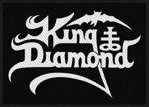 King Diamond | White Logo Woven Patch