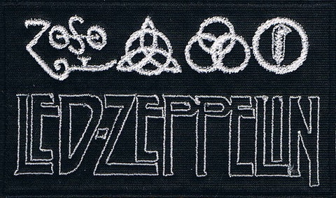 Led Zeppelin | Stitched Logo And Symbols