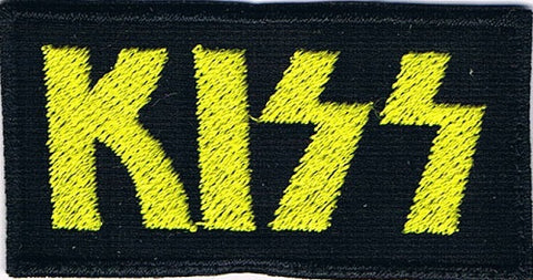 Kiss | Stitched Yellow Mini Logo