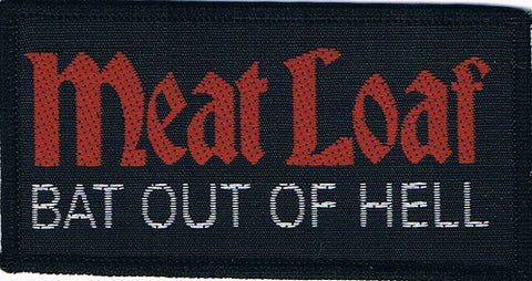 Meat Loaf | Bat Out Of Hell Woven Logo