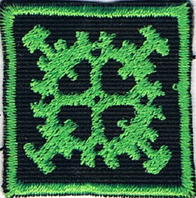 Type O Negative | Stitched Green Mini Sign