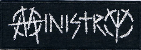 Ministry | Stitched White Logo