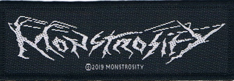 Monstrosity | White Logo Woven Patch