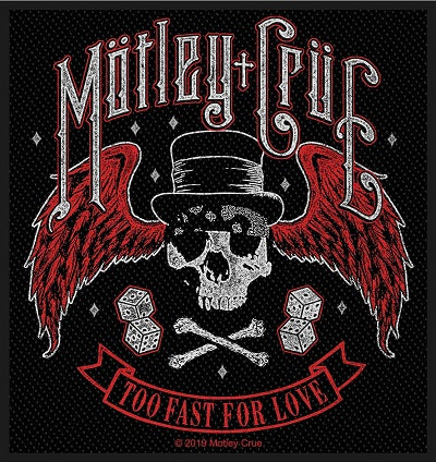 Motley Crue | Too Fast For Love Woven Patch