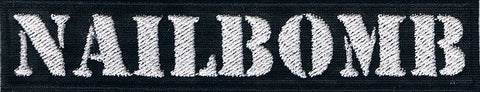 Nailbomb | Stitched White Logo