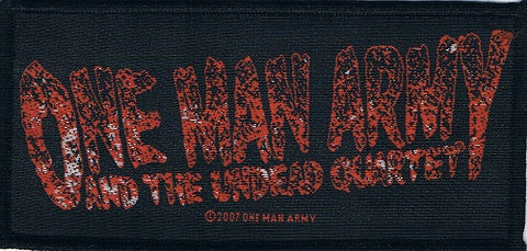 One Man Army | And The Undead Quartet Woven Patch