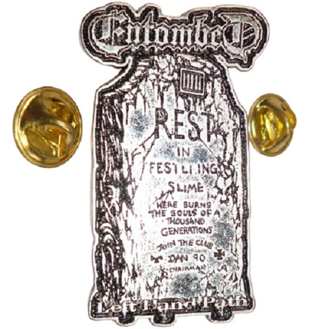 Entombed | Pin Badge Left Hand Path Tombstone