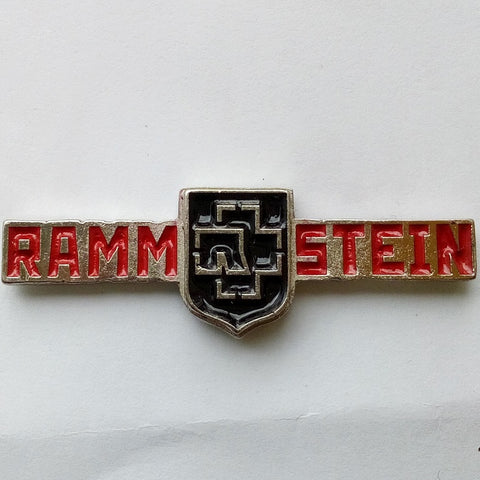 Rammstein | Pin Badge 3D Shield  Logo