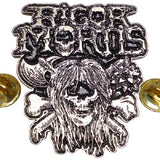 Rigor Mortis | Pin Badge Logo Skull