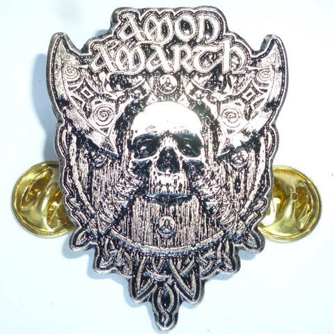 Amon Amarth | Pin Badge Skull & Axes