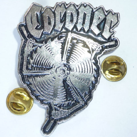 Coroner | Pin Badge Sawblade