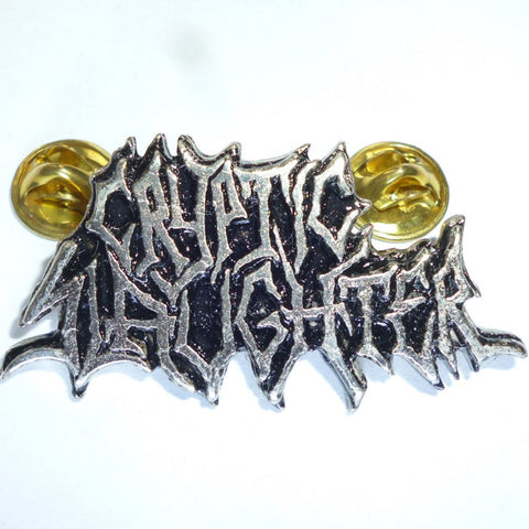 Cryptic Slaughter | Pin Badge 3D Logo