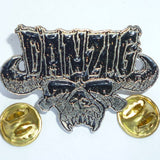Danzig | Pin Badge Black Logo Skull
