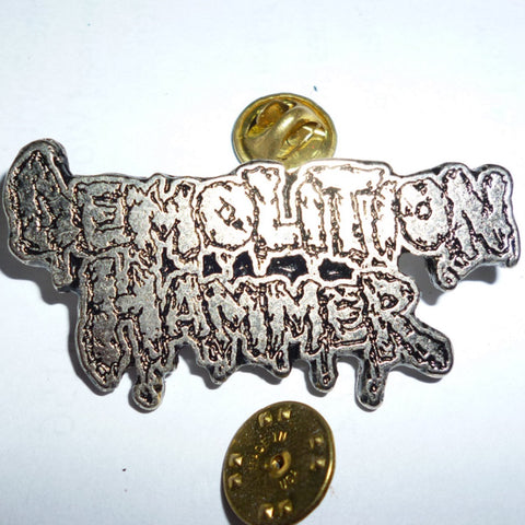 Demolition Hammer | Pin Badge Logo