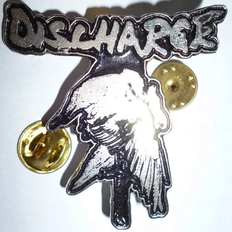 Discharge | Pin Badge Never Again Pigeon