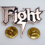 Fight | Pin Badge Logo