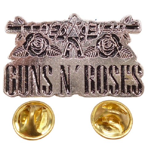 Guns & Roses | Pin Badge Rectangular Logo