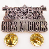 Guns & Roses | Pin Badge Rectangular Logo