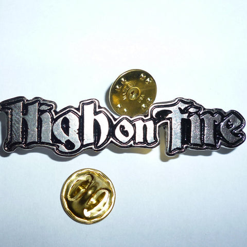 High on Fire | Pin Badge Logo