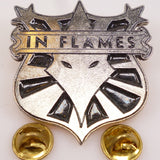 In Flames | Pin Badge Shield