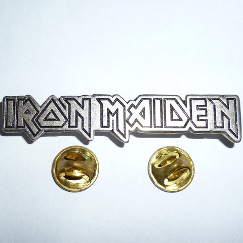 Iron Maiden | Pin Badge Long Logo