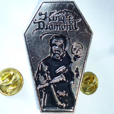 King Diamond | Pin Badge Coffin