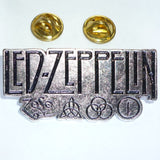 Led Zeppelin | Pin Badge Logo Symbols