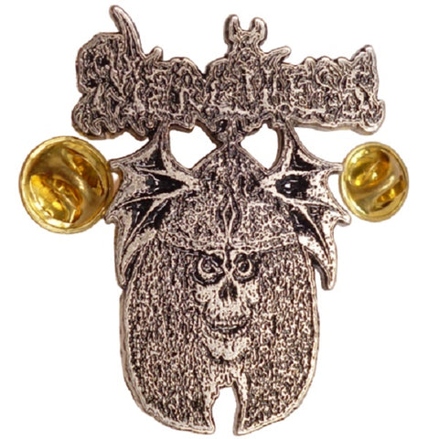 Merciless | Pin Badge Viking Skull