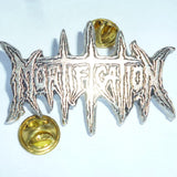 Mortification | Pin Badge Logo