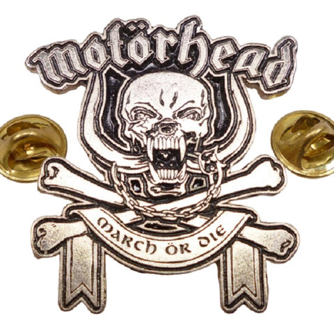 Motorhead | Pin Badge March Or Die
