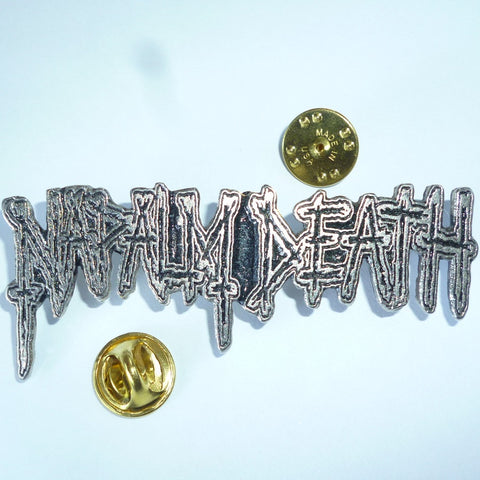 Napalm Death | Pin Badge Long Logo