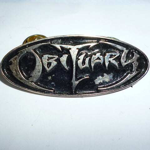 Obituary | Pin Badge Oval Logo