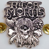Rigor Mortis | Pin Badge Logo Skull