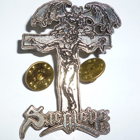 Sacrilege BC | Pin Badge Cross