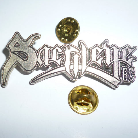 Sacrilege BC | Pin Badge Logo