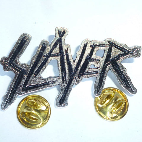 Slayer | Pin Badge Scratched Logo