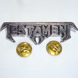 Testament | Pin Badge 3D Logo