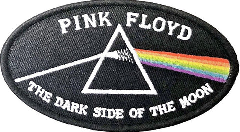 Pink Floyd | Dark Side Oval Iron On Patch