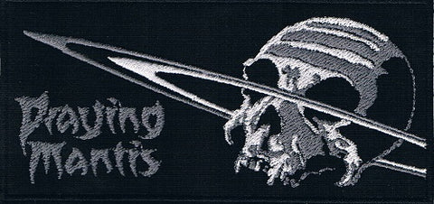 Praying Mantis | Stitched Planet Skull Grey Logo