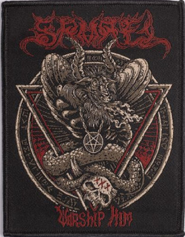 Samael | Worship Him Woven Patch