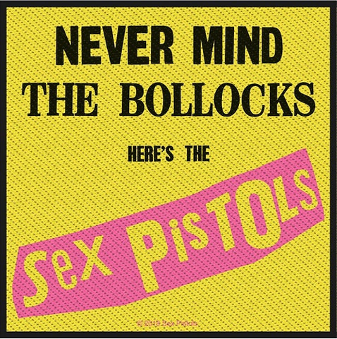 Sex Pistols | Never Mind Yellow Woven Patch
