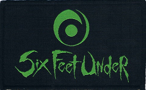 Six Feet Under | Green Logo Woven Patch
