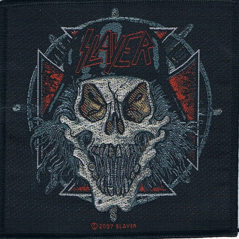 Slayer | Wehrmacht Skull Woven Patch