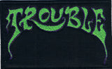 Trouble | Stitched Purple Green Logo