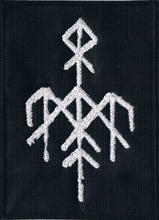 Wardruna | Stitched White Sign