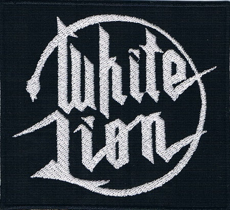 White Lion | Stitched White Logo