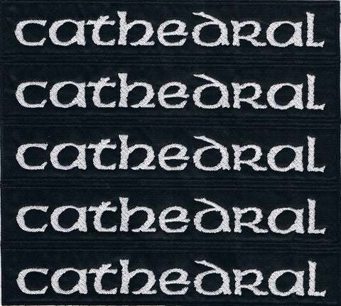 Cathedral | Stitched Stripe White Logo